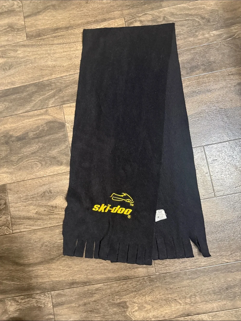 Ski-Doo Black Fleece Logo Scarf